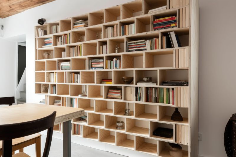 Custom Bookshelves Installation in Durham, NC